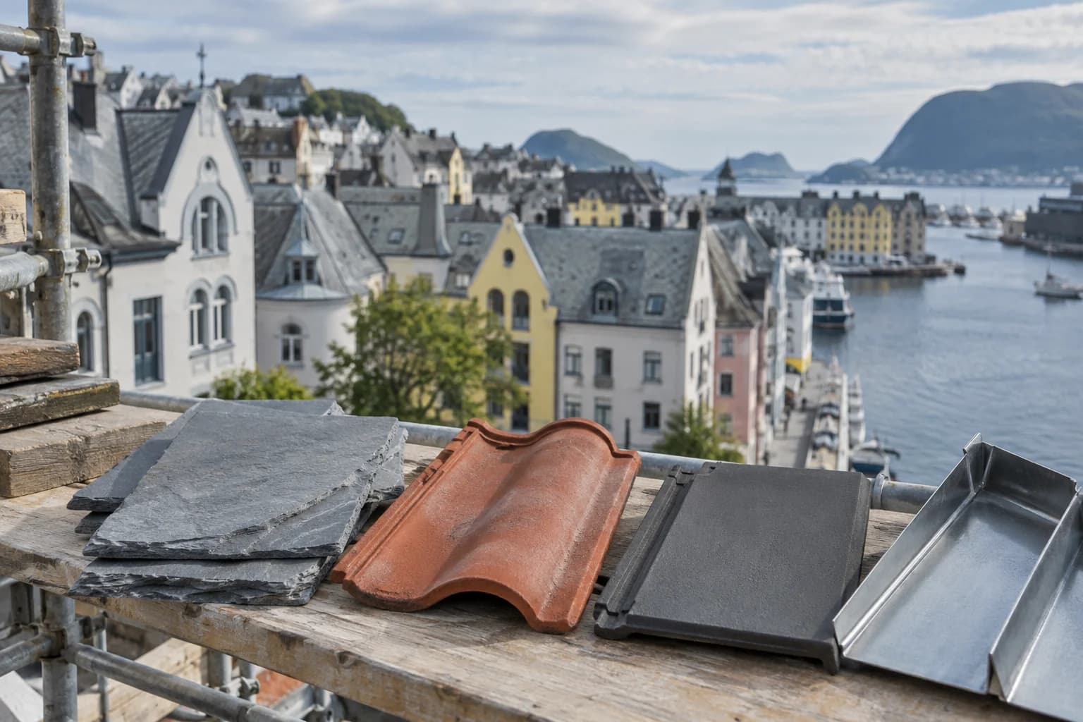 Illustrasjon til Hvilket takmateriale passer huset?